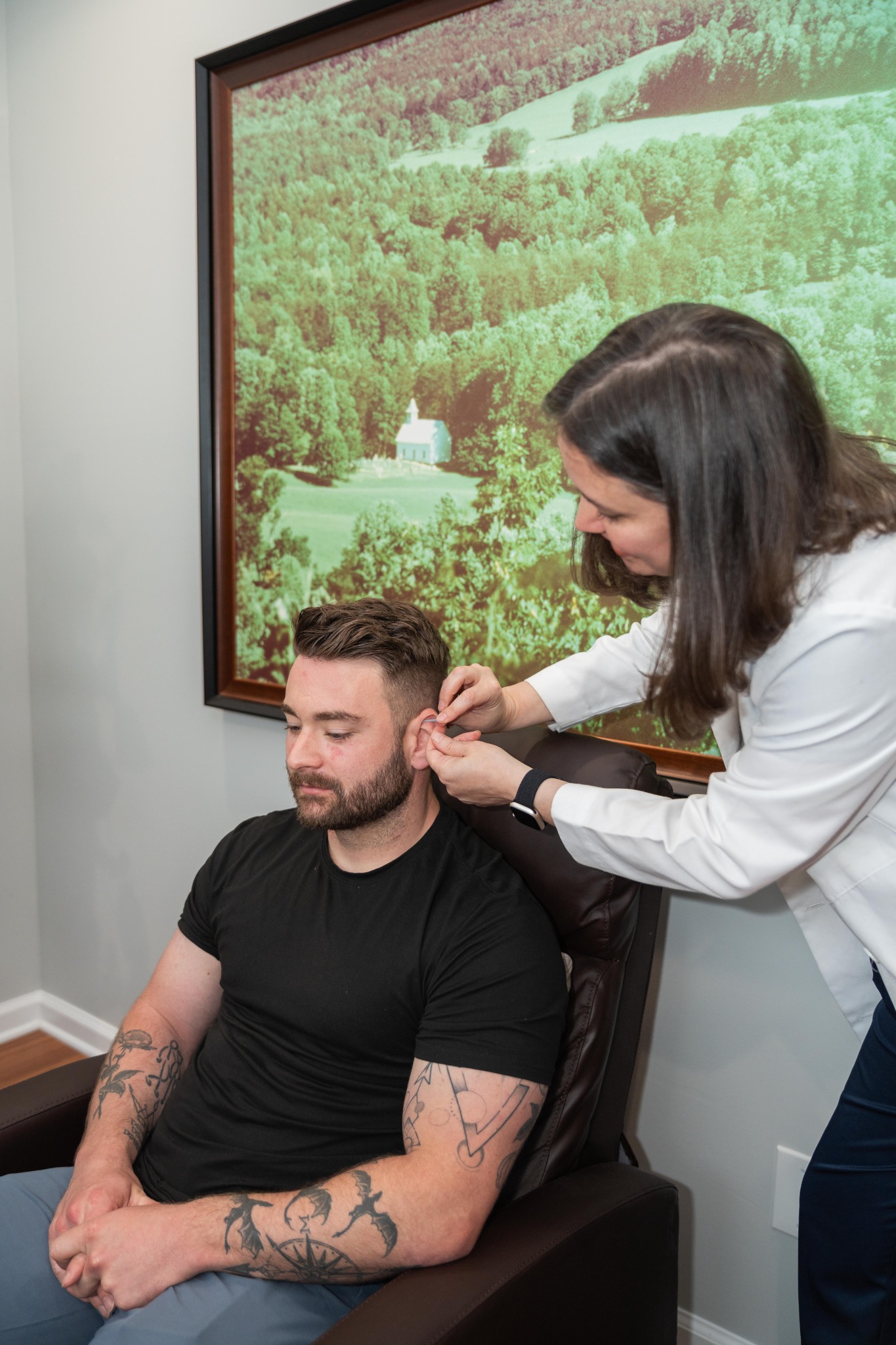Auricular acupuncture ear seeds treatment in Knoxville TN